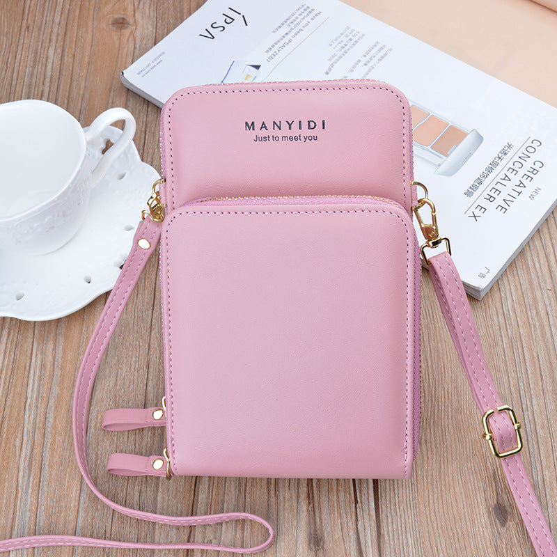 Fashion Soft Leather Zipper Wallet