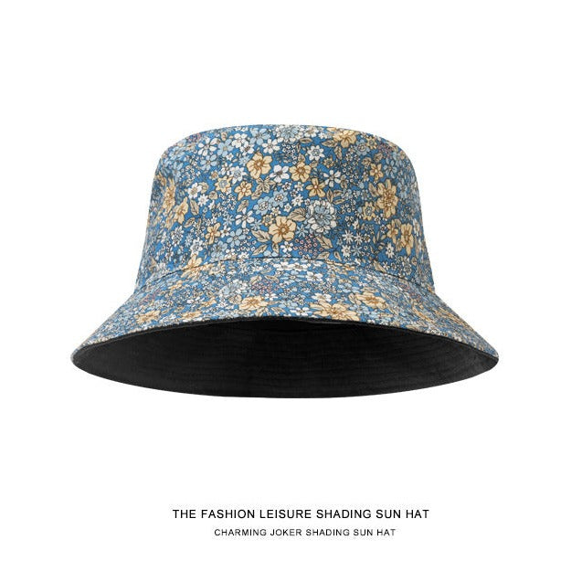 Fresh Floral Sunshade Fashion Fisherman Hat