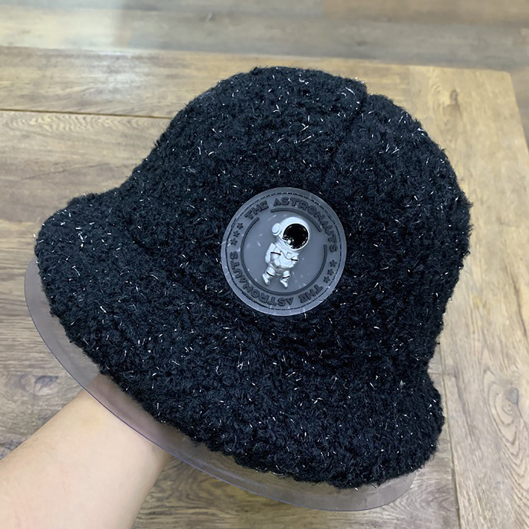 Solid Color Wool Bucket Hat For Winter