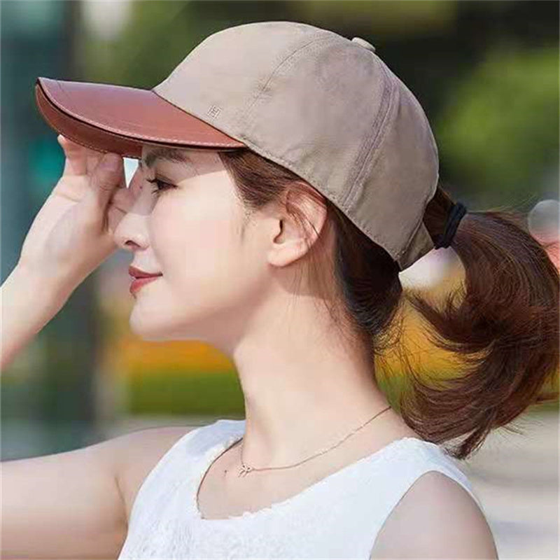 American Spliced Casual Couple Sun Shade Baseball Cap