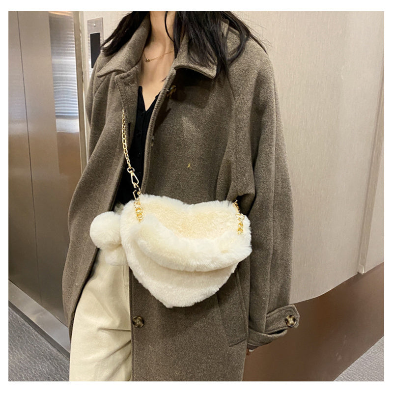 Personalized love one shoulder carrying large capacity cross-body bag