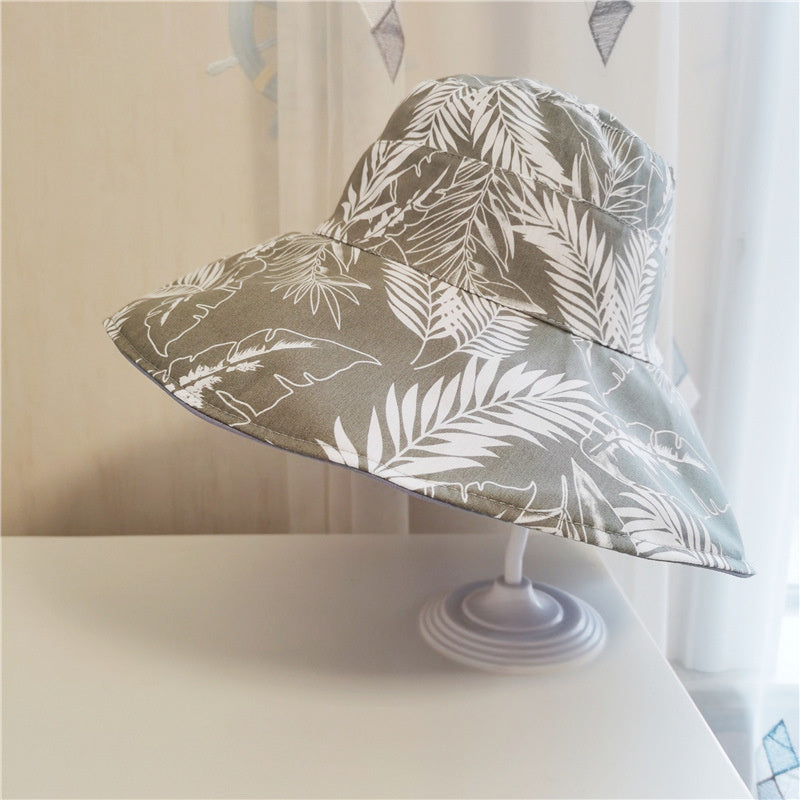 Casual Versatile Flower And Leaf Sunbonnet