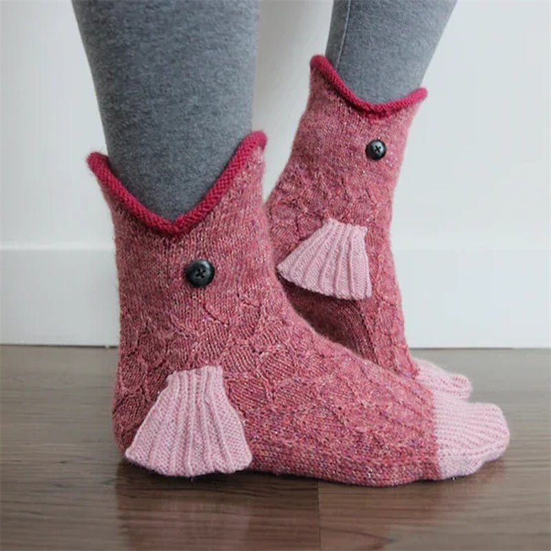 Winter Knitted Animal Warm Socks