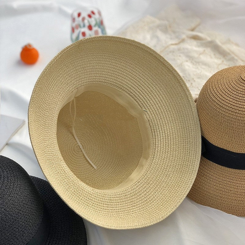 Hepburn bow beach hat for sun protection