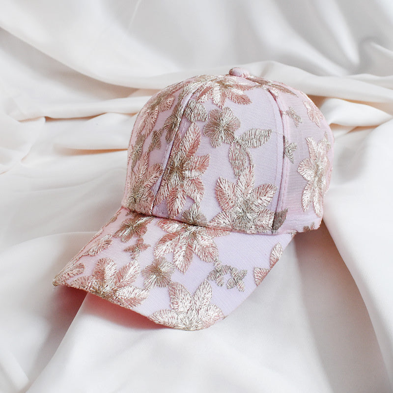 Lace sunshade fashion outdoor baseball cap