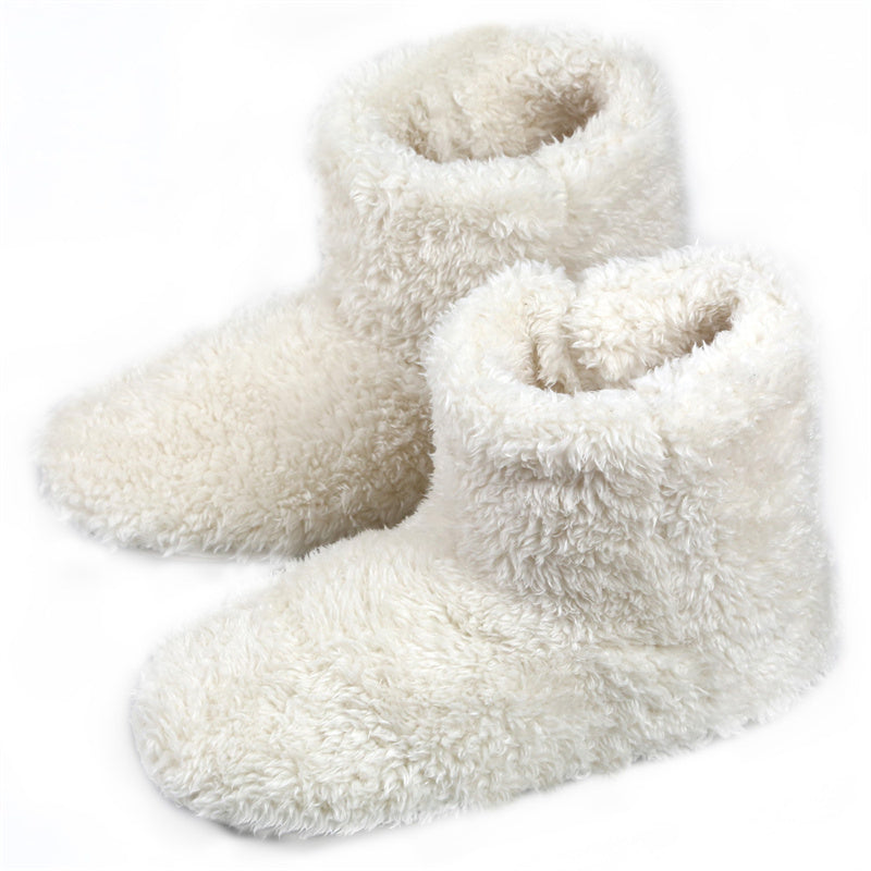 High boots with coral velvets for warmth