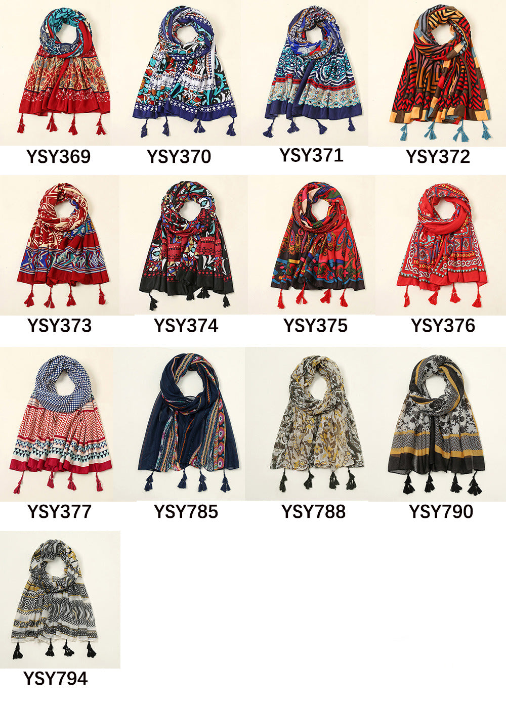 Vintage Bohemian Style Scarf