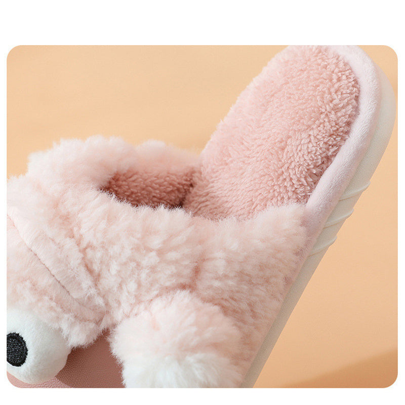 Cotton slippers at home warm anti - slip