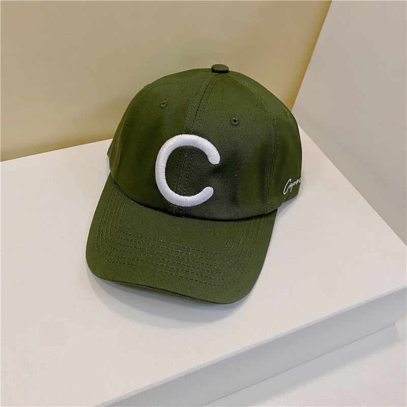 Letter C Design Embroidered Baseball Cap