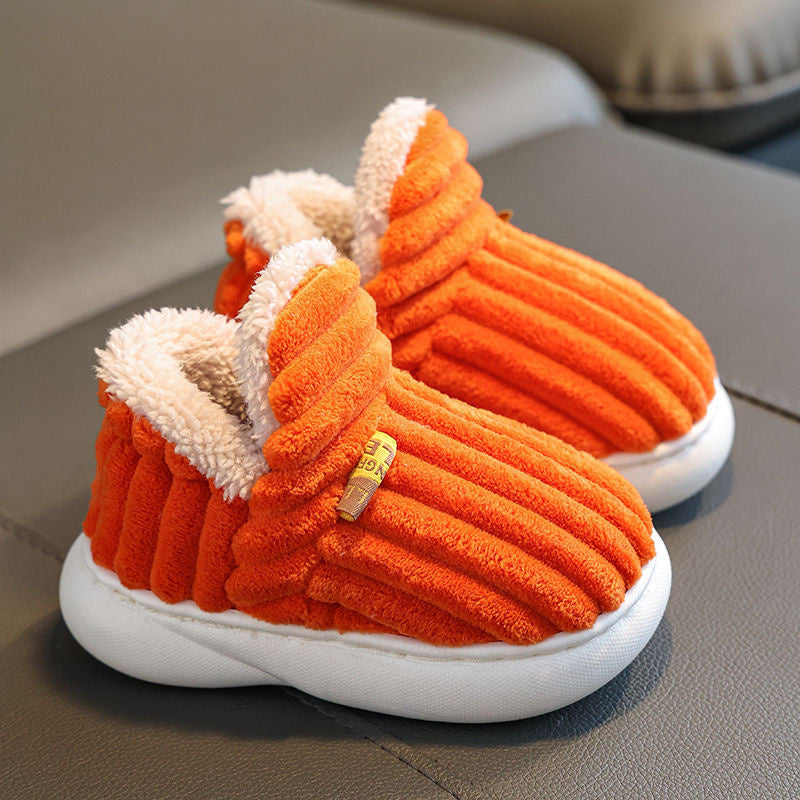 Children's Non-slip Woolen Cotton Shoes