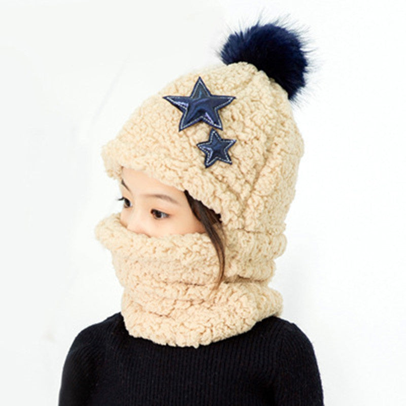 Warm Boys And Girls Ear Protector Face Cap Neck