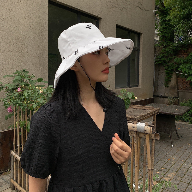 Fashion Summer Embroidered Sun Visor Hat