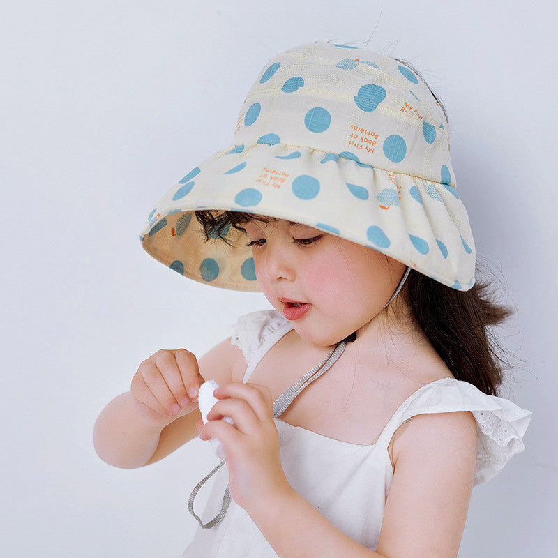 Summer Children's Beach Sunshade Fisherman Hat