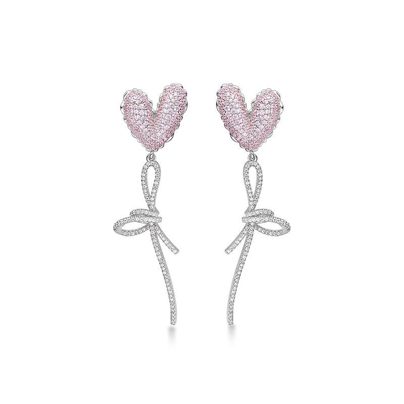 Pink Love Confession Balloon Earrings