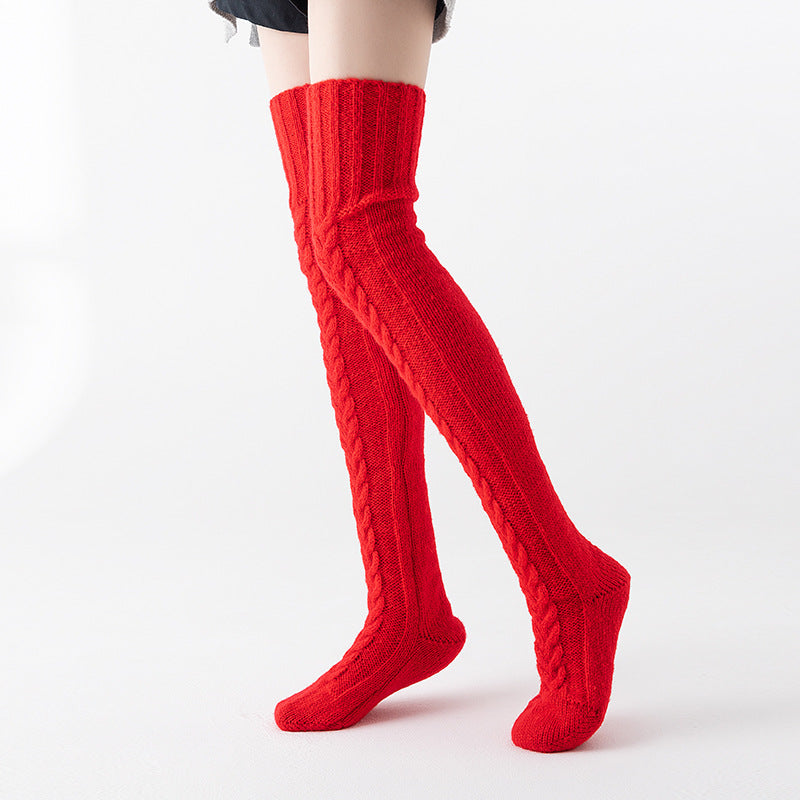 Winter Long Socks High Women  Stocking