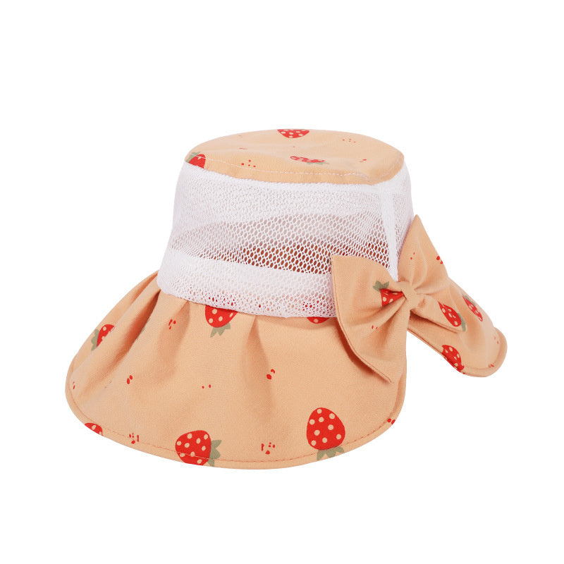 Summer Cartoon Lovely Children Breathable Sunshade Fisherman Hat