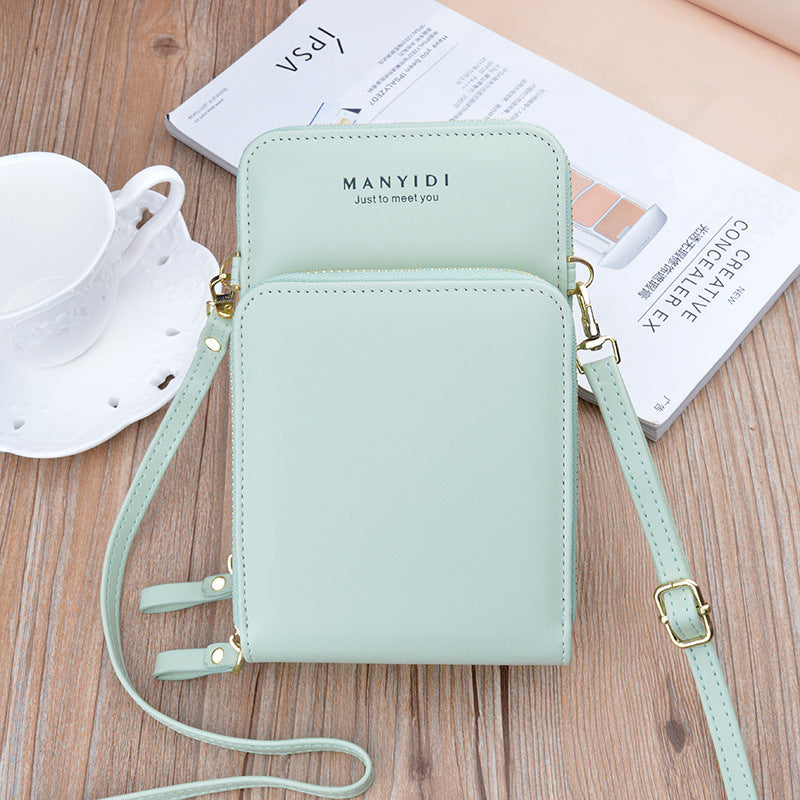 Fashion Soft Leather Zipper Wallet