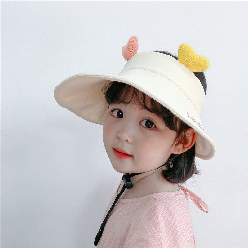 Baby Hearts cute cartoon Fisherman hat