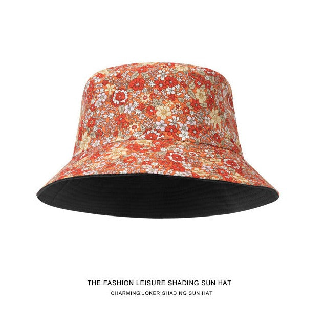 Fresh Floral Sunshade Fashion Fisherman Hat