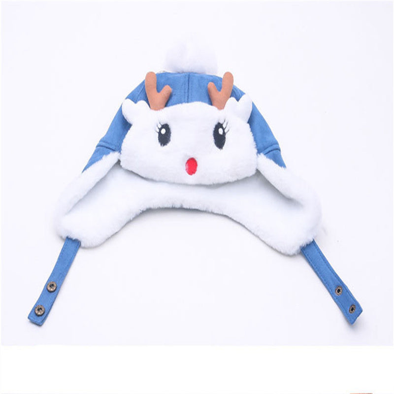 Windproof and fleece warm ear caps for boys and girls