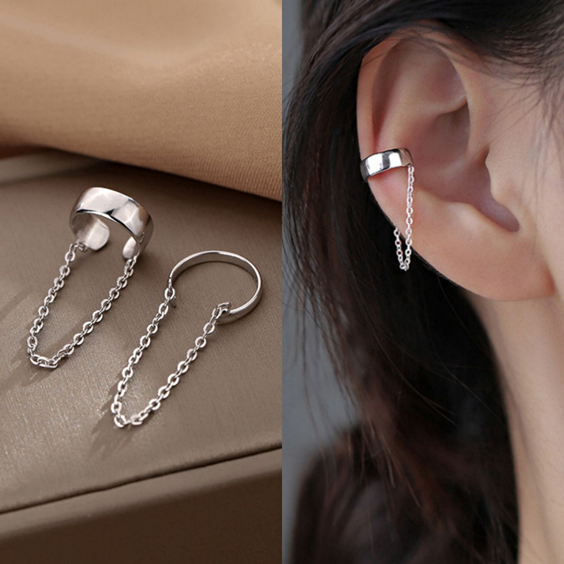 Fashion Metal Chain Ear Clip