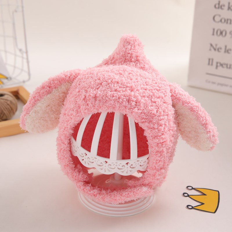 Long-eared Rabbit Plush Ear Protection Hat