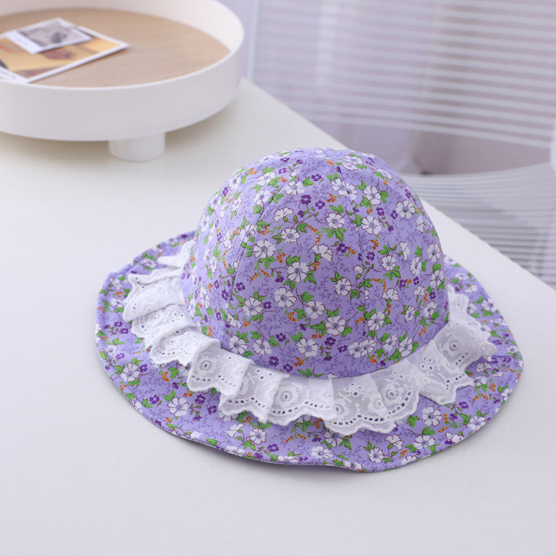 Basin of broken beautiful lace hat shading