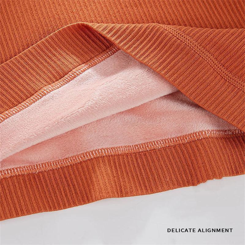 Thermal Underwear Vest With Chest Pad Plus Velvet Thickening in Winter