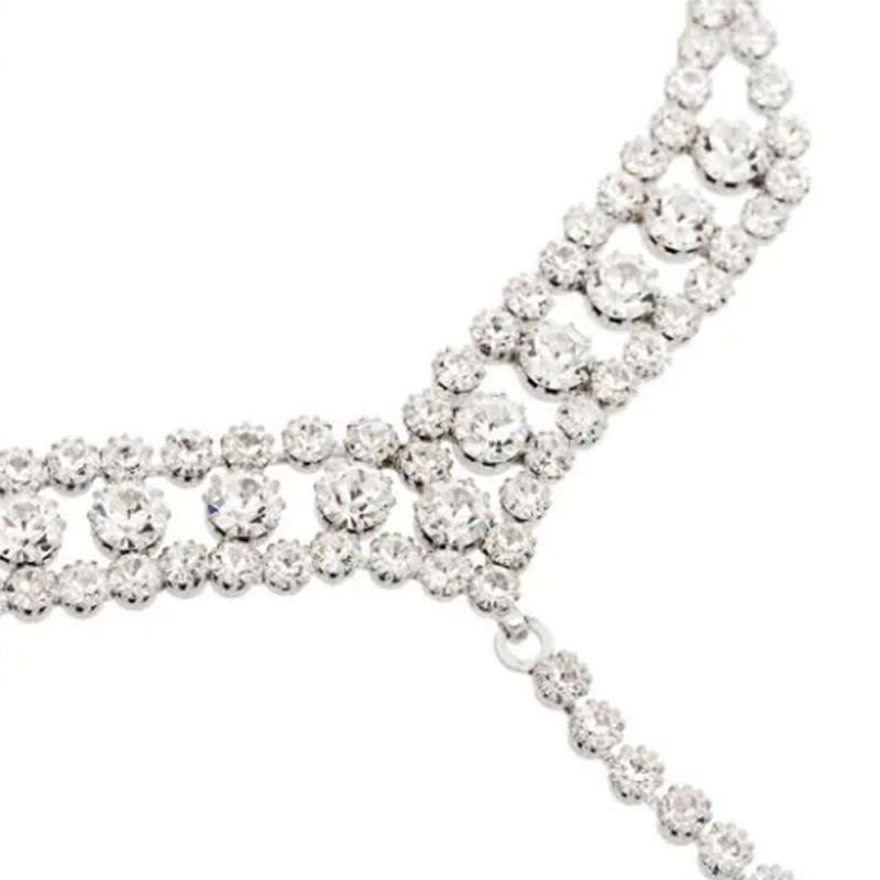 Sexy Fashion One-Piece Rhinestone Necklace