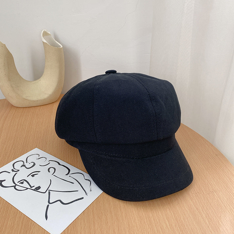 Retro English Duck Tongue octagonal Beret