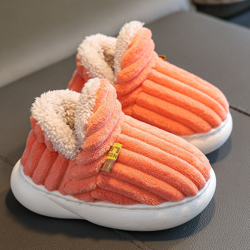 Children's Non-slip Woolen Cotton Shoes