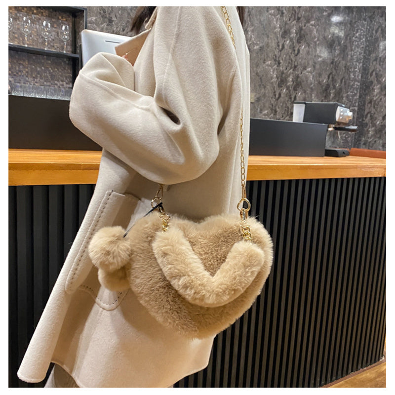 Personalized love one shoulder carrying large capacity cross-body bag