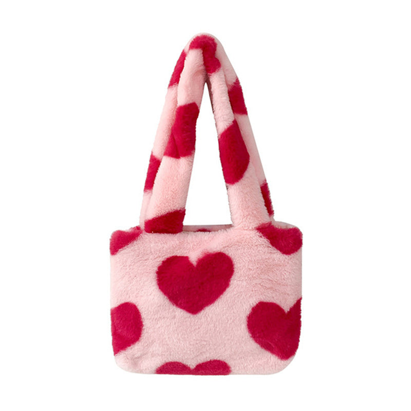 Cute Bear Plush Tote Bag