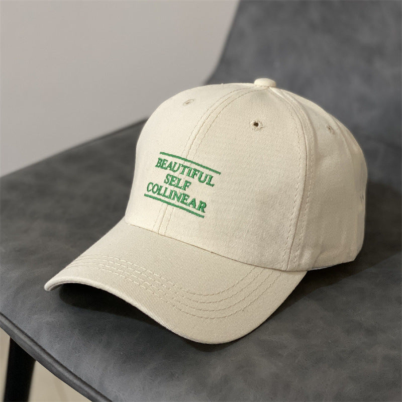 Letter Embroidered Baseball Cap