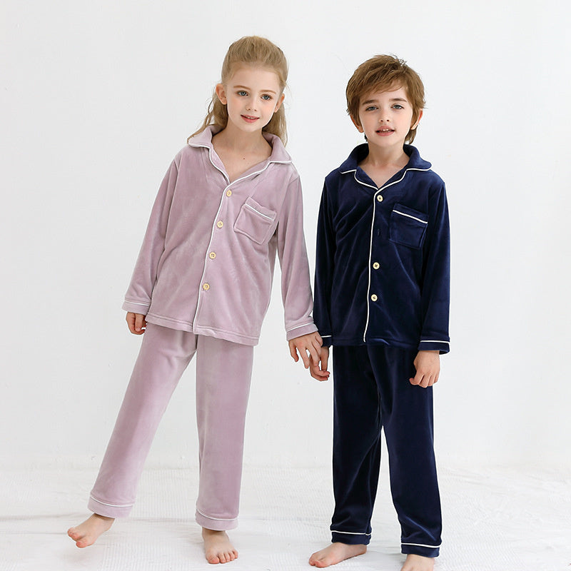 Children's Long Sleeve Pajamas For Boy and Girl