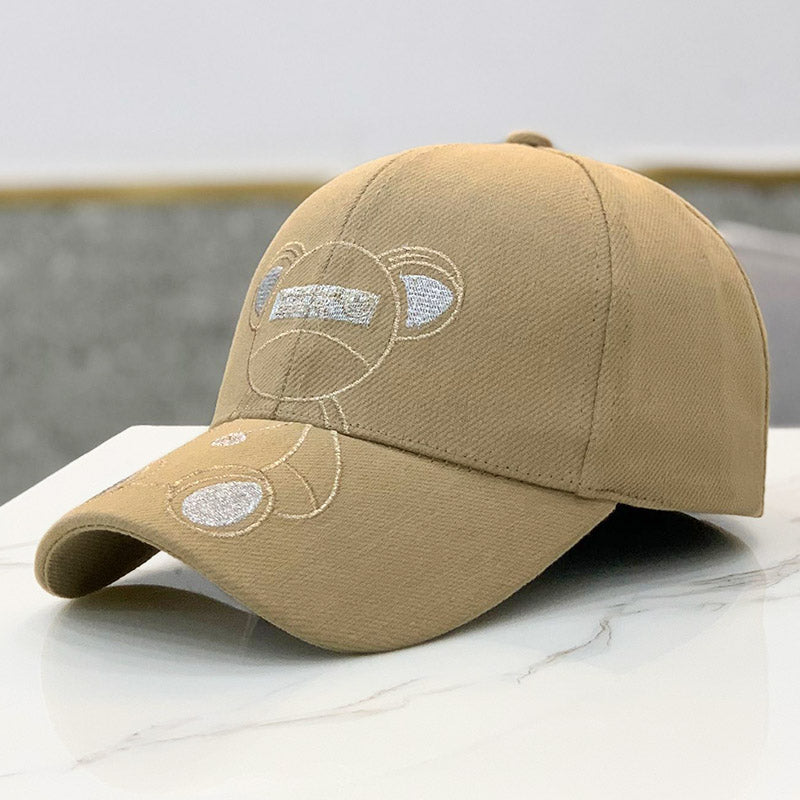 Cute Teddy Bear Embroidery Baseball Cap