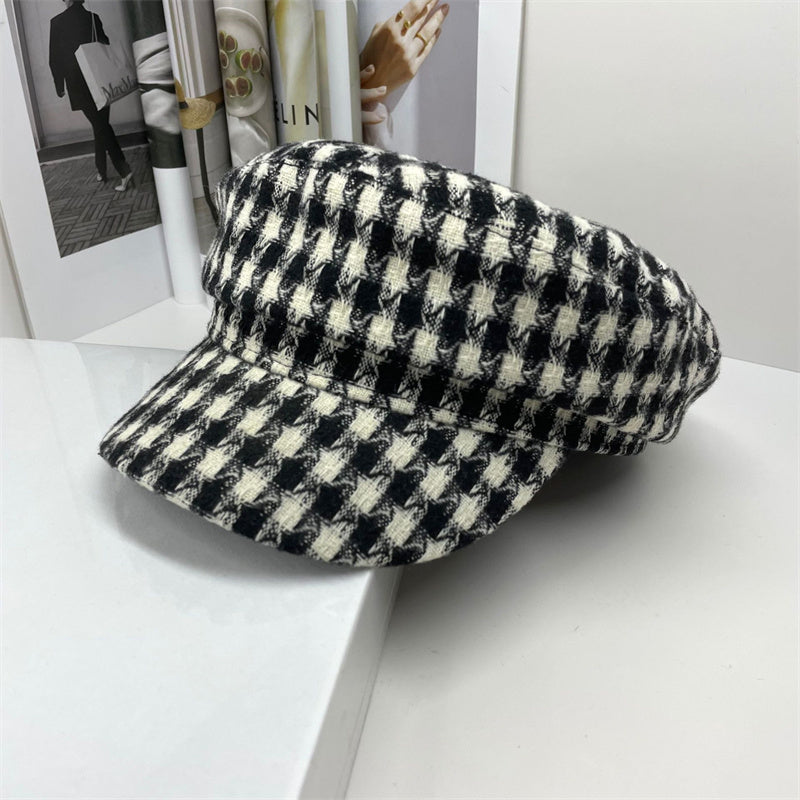 Versatile newsboy fashion duck tongue beret