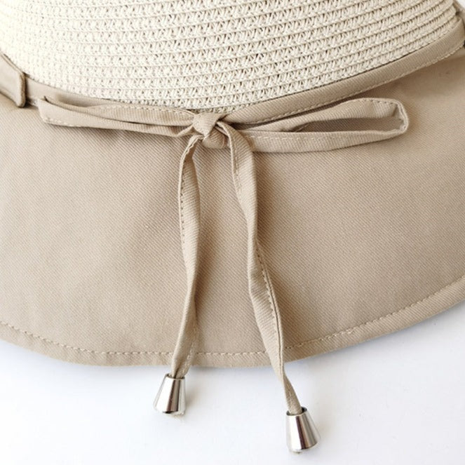 Folding fisherman's hat for sun protection