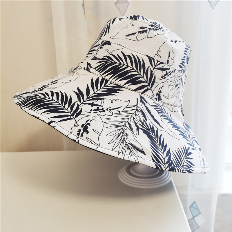 Casual Versatile Flower And Leaf Sunbonnet