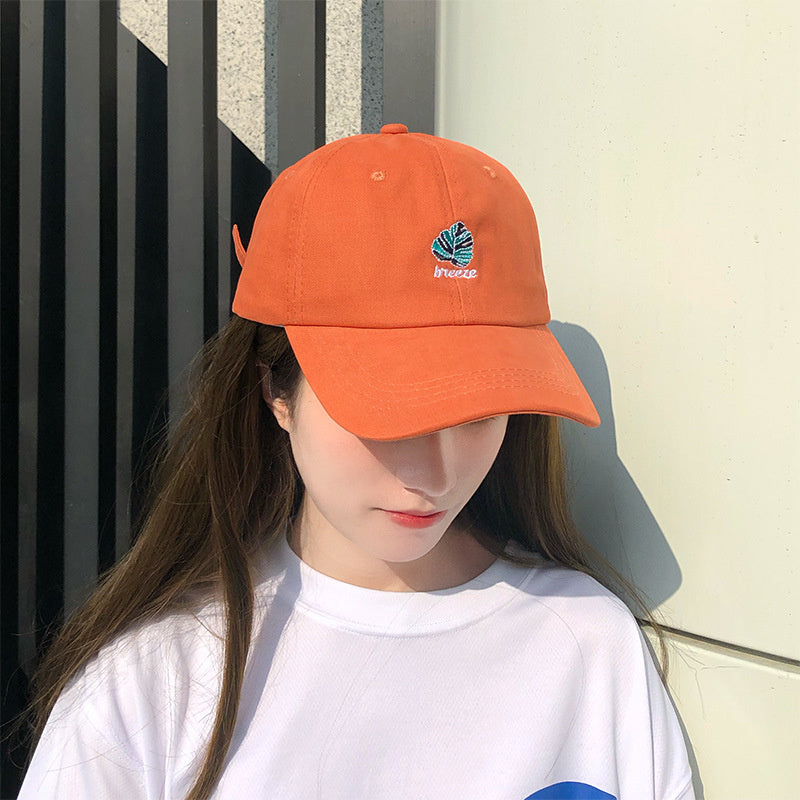 Soft Top Versatile Casual Letter Cap