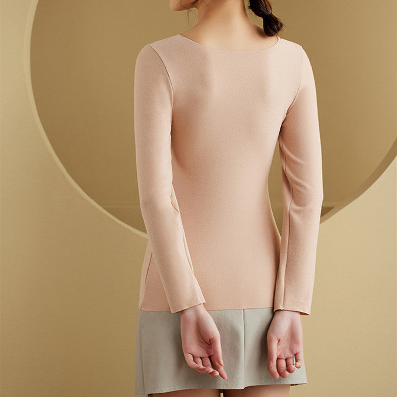 Non-marking Thermal Underwear Women's Heating Base Tops