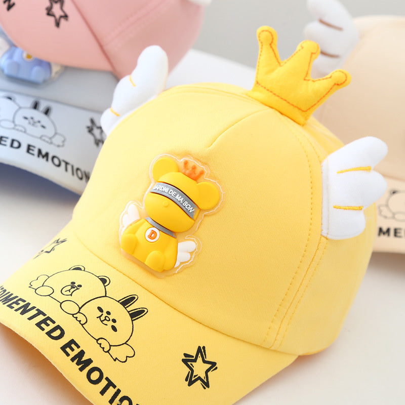 Cute angel baby cap