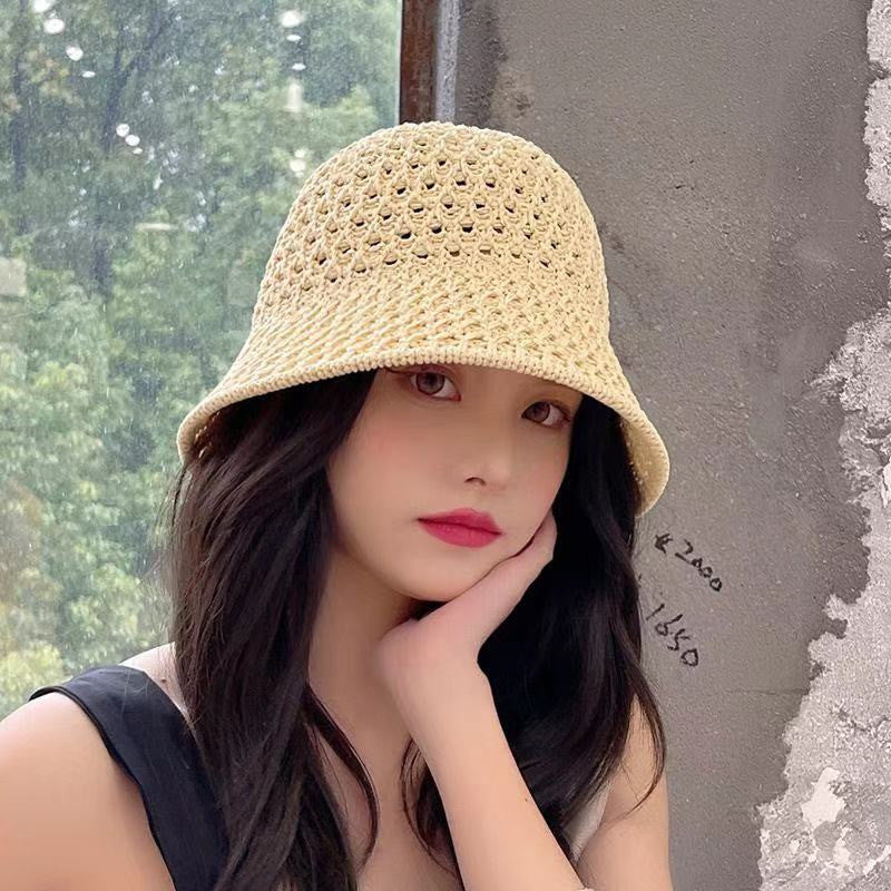 Hollow Shade Woven Straw Hat