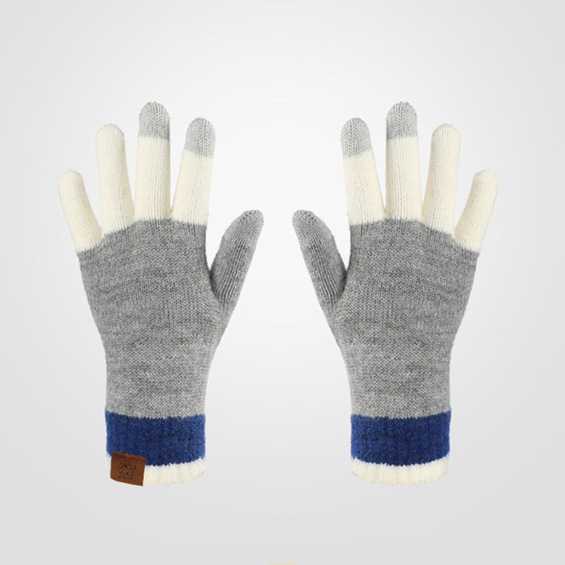 Winter Outdoor Cycling Touchscreen Knitted Gloves