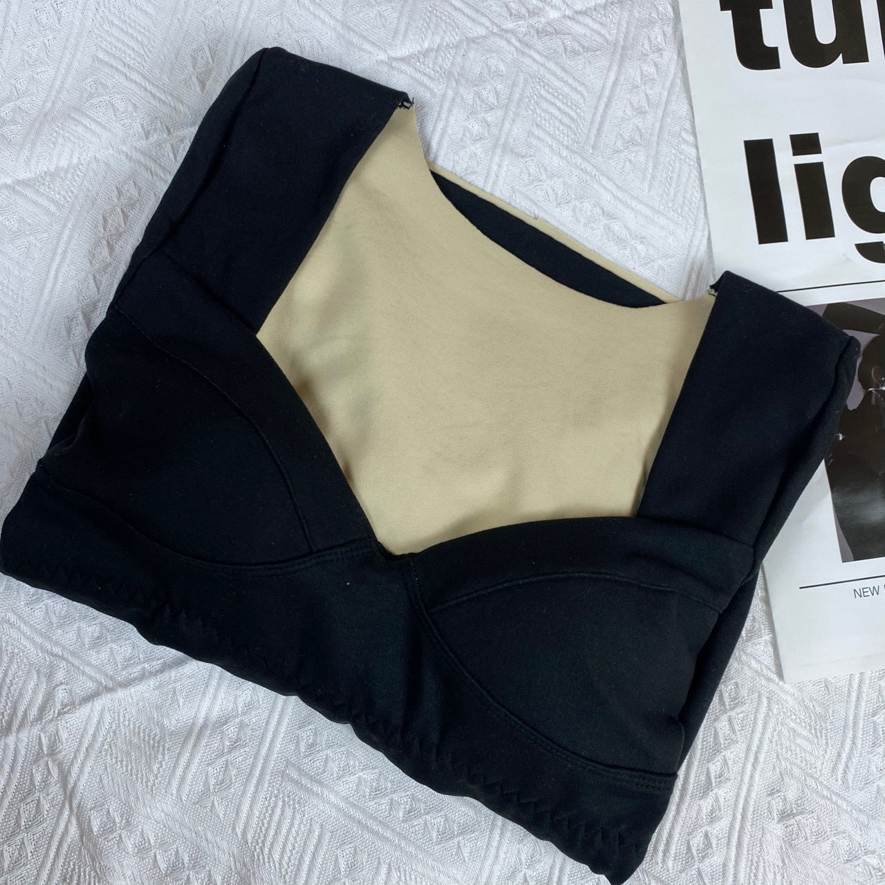 Seamless Thermal Underwear With Chest Pad