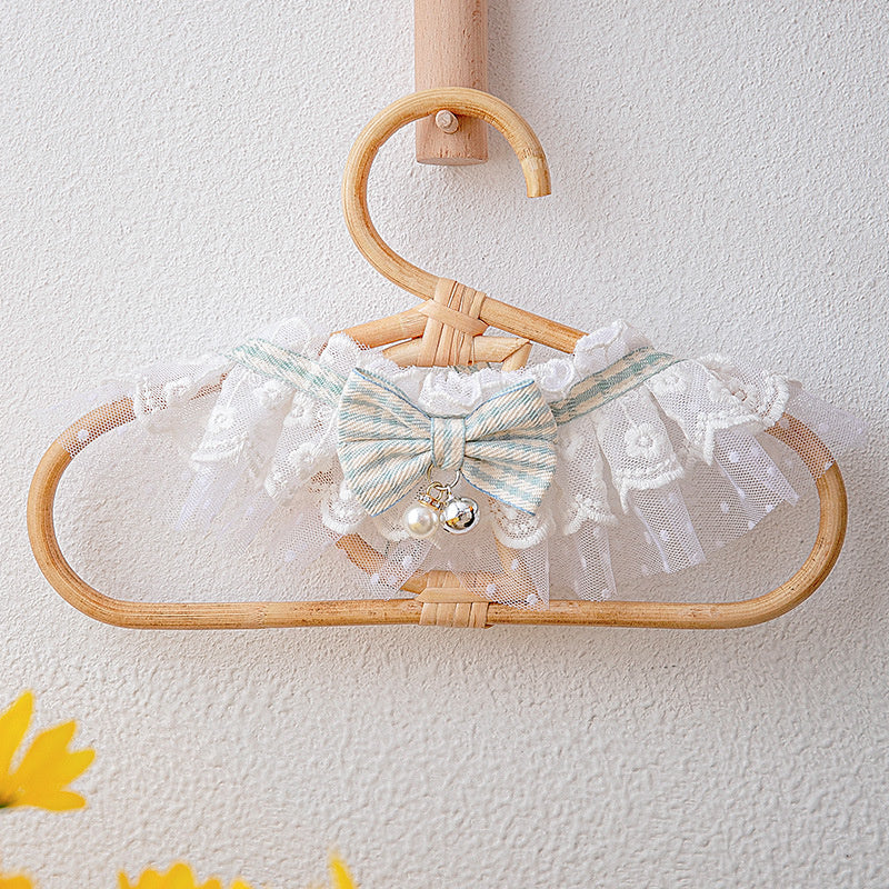 Pet Lace Bell Bow Collar