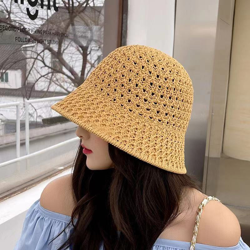 Hollow Shade Woven Straw Hat