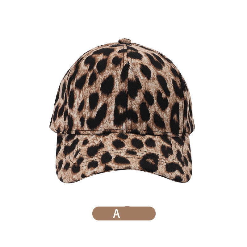 Hip Hop Leopard Print Casual Baseball Cap