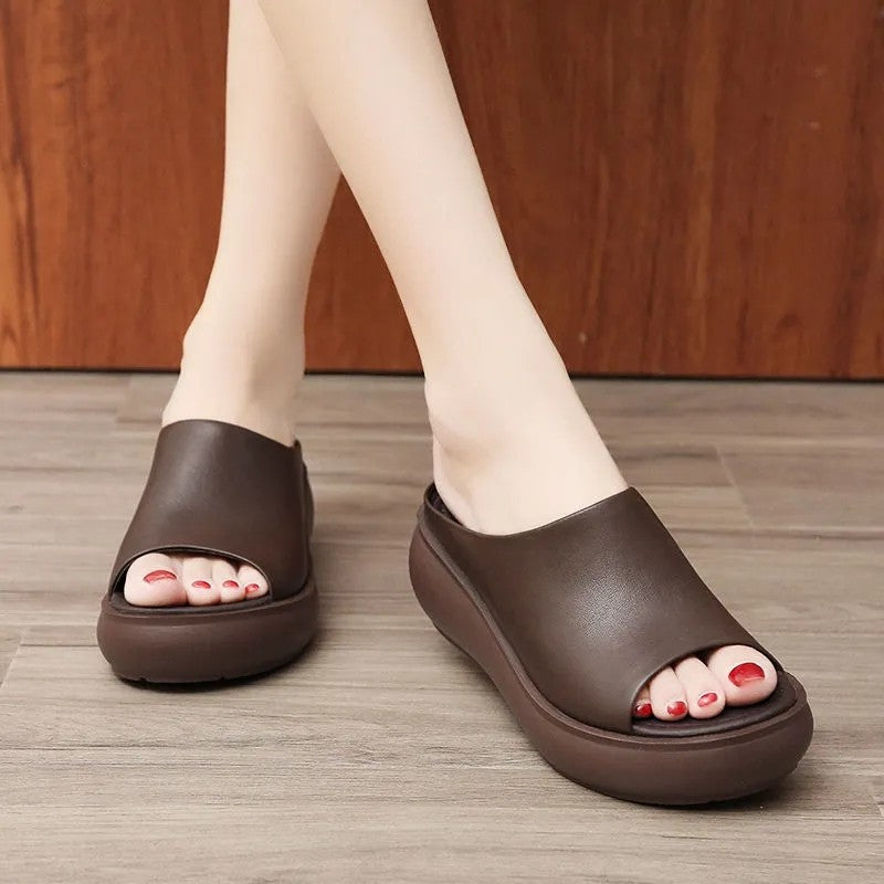 Fish Mouth Thick Bottom Sandals