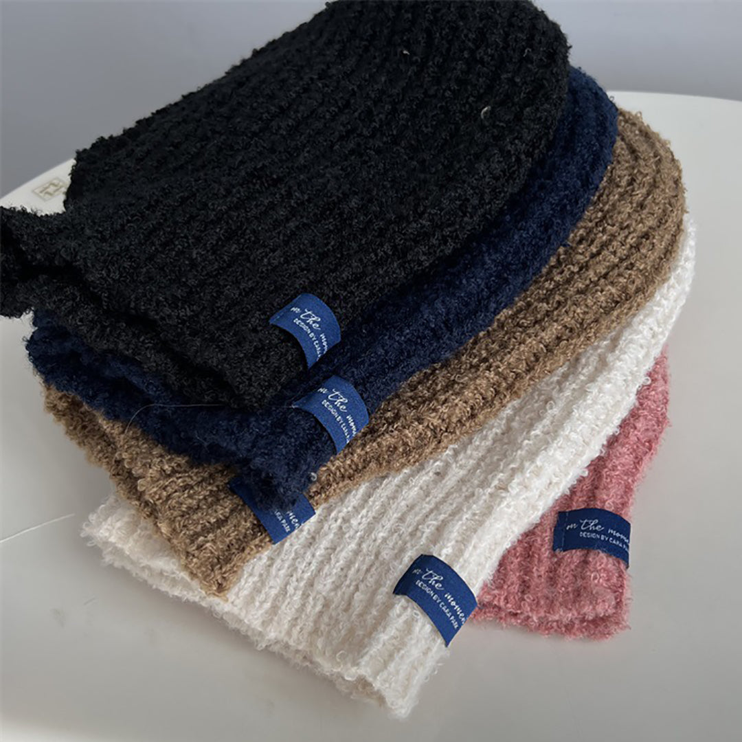 Fashion Winter Knitted Warm Scarf Hat
